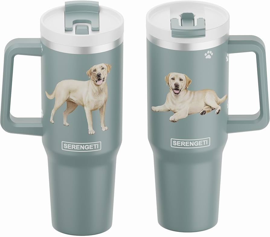 Yellow lab 40oz Serengeti Cup