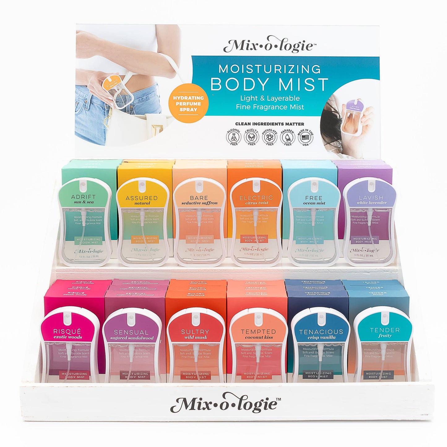 Moisturizing Body Mist Spray Pre-Pack