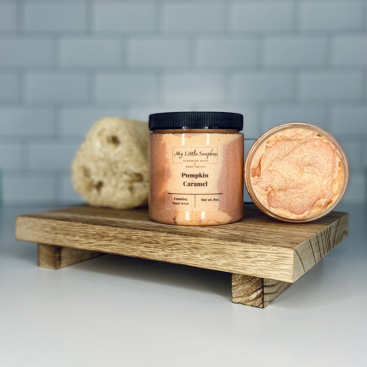 8oz Pumpkin Caramel Foaming Sugar Scrub