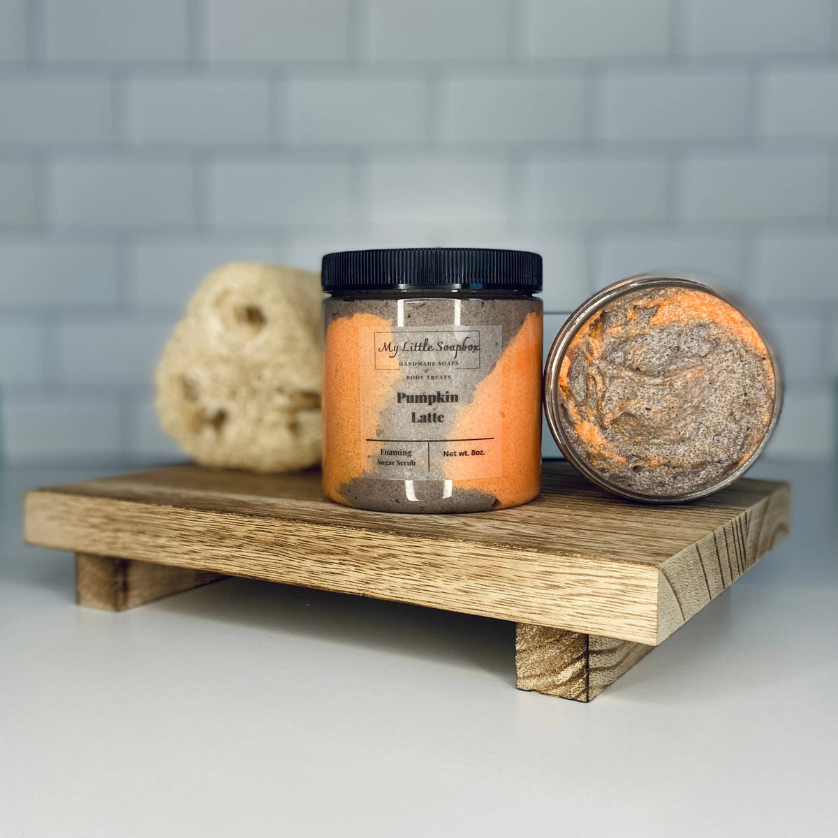 8oz Pumpkin Latte Foaming Sugar Scrub