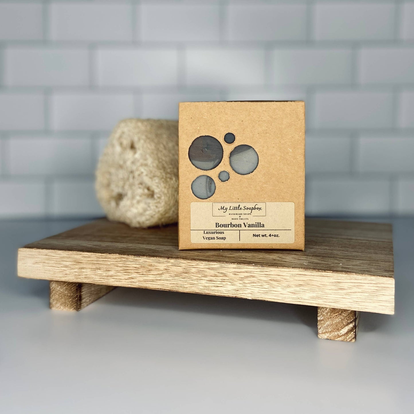 Bourbon Vanilla Men's Vegan Handmade Soap