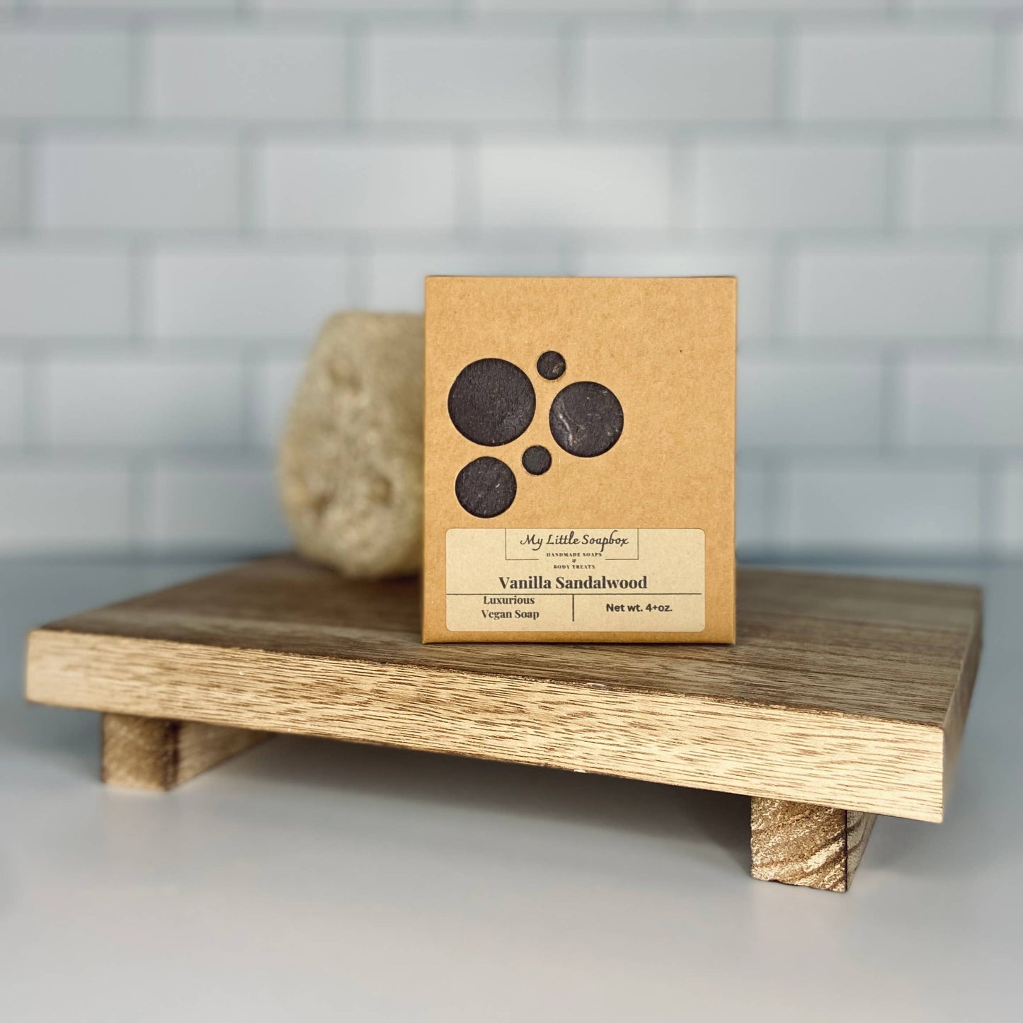 Vanilla Sandalwood Men's Vegan Handmade Soap