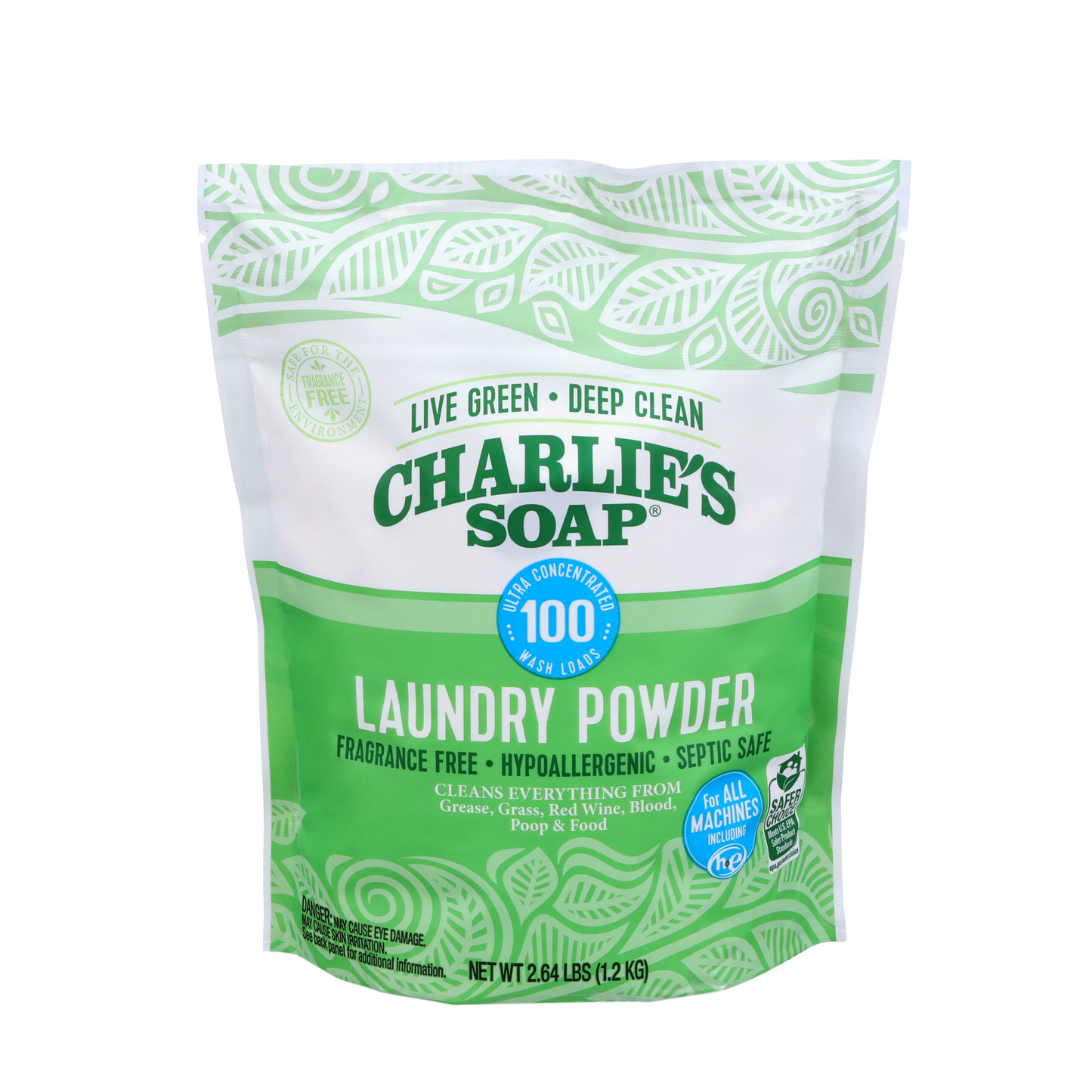 Natural Powder Laundry Detergent 100 Loads