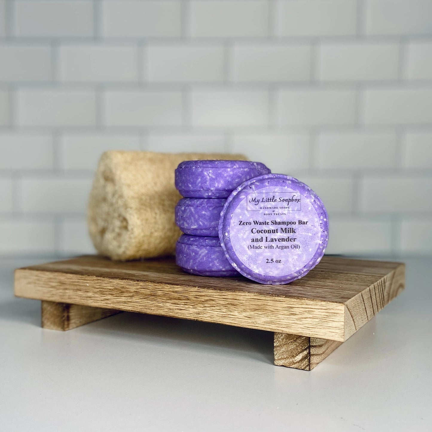 Coconut Milk and Lavender Zero Waste Shampoo Bar