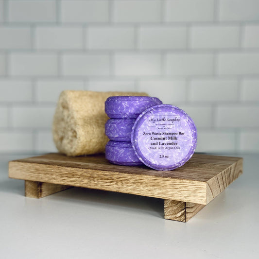 Coconut Milk and Lavender Zero Waste Shampoo Bar
