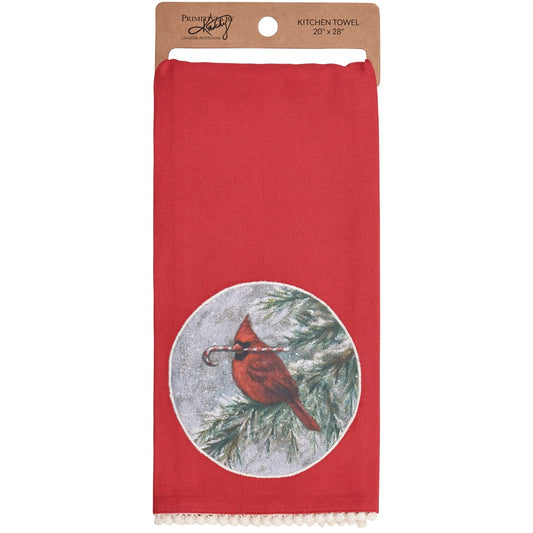 Kitchen Towel - Wntr Cardinal