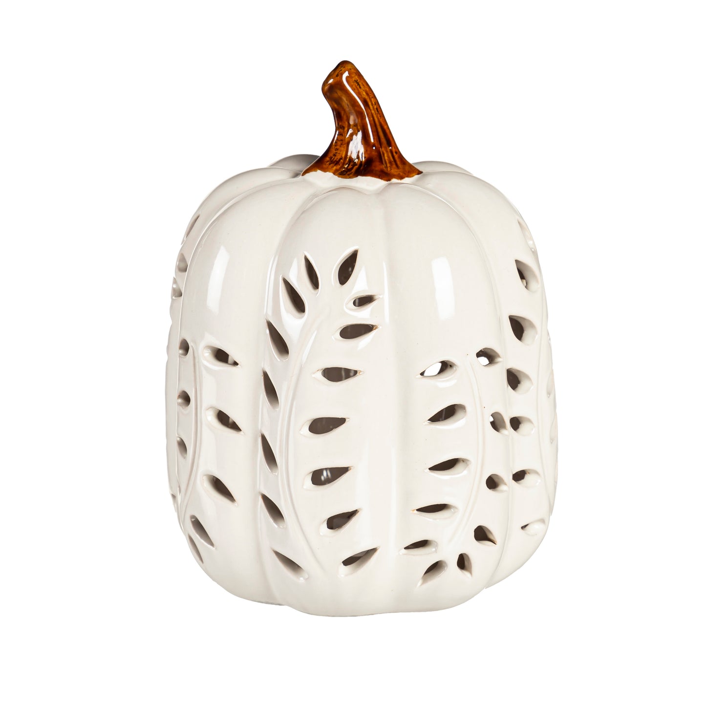 Fall Ceramic Light up Pumpkin Decoration 3 Asst. 2