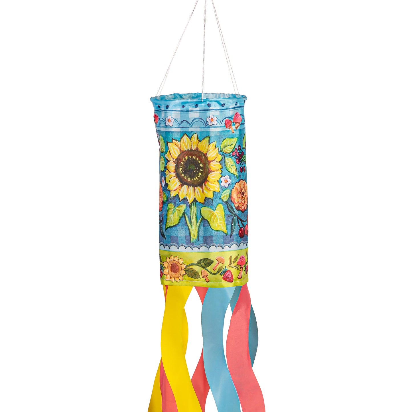 Folk Sunflower Sublimated Windsock