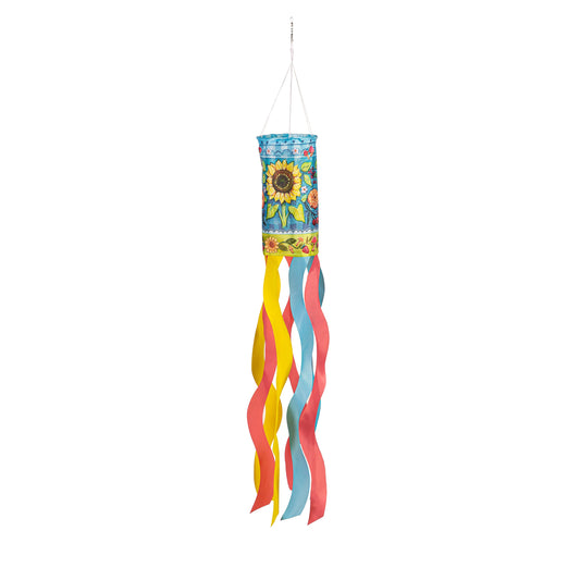 Folk Sunflower Sublimated Windsock