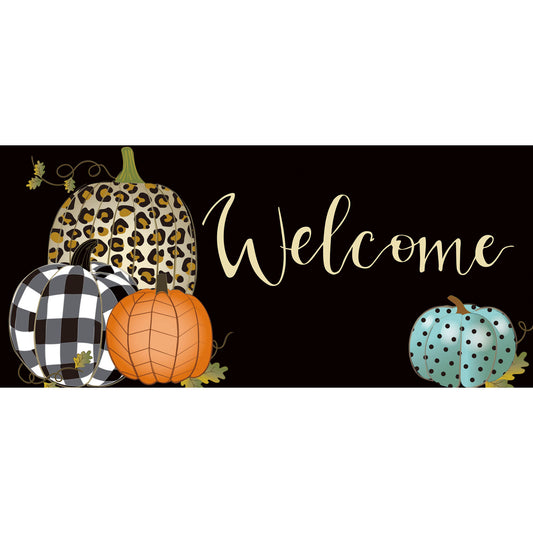 Mixed Print Pumpkins Sassafras Switch Mat