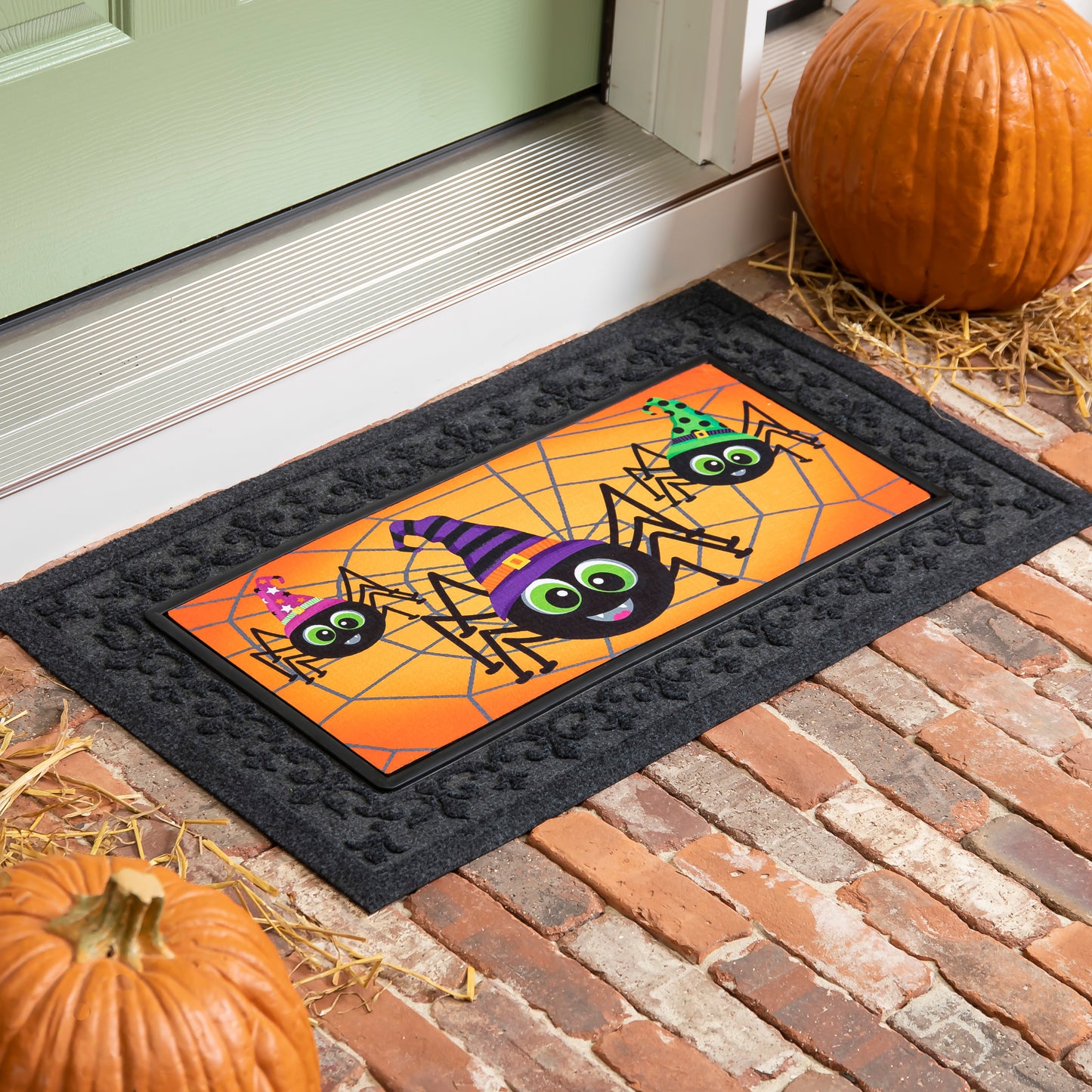 Happy Halloween Spiders Sassafras Switch Mat