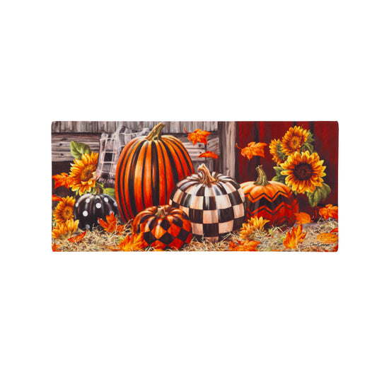 Fall Harvest Pumpkins Sassafras Switch Mat