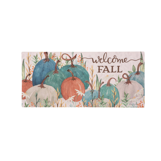 Welcome Fall Pumpkins Sassafras Switch Mat