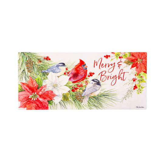 Merry and Bright Cardinal Sassafras Switch Mat