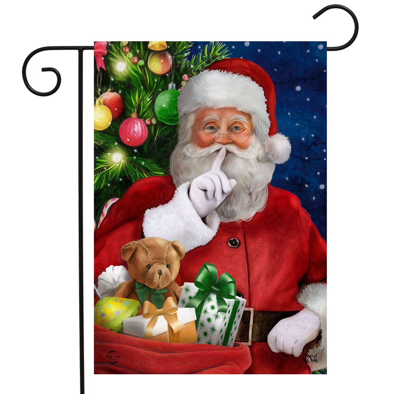 Santa's Delivery Garden Flag