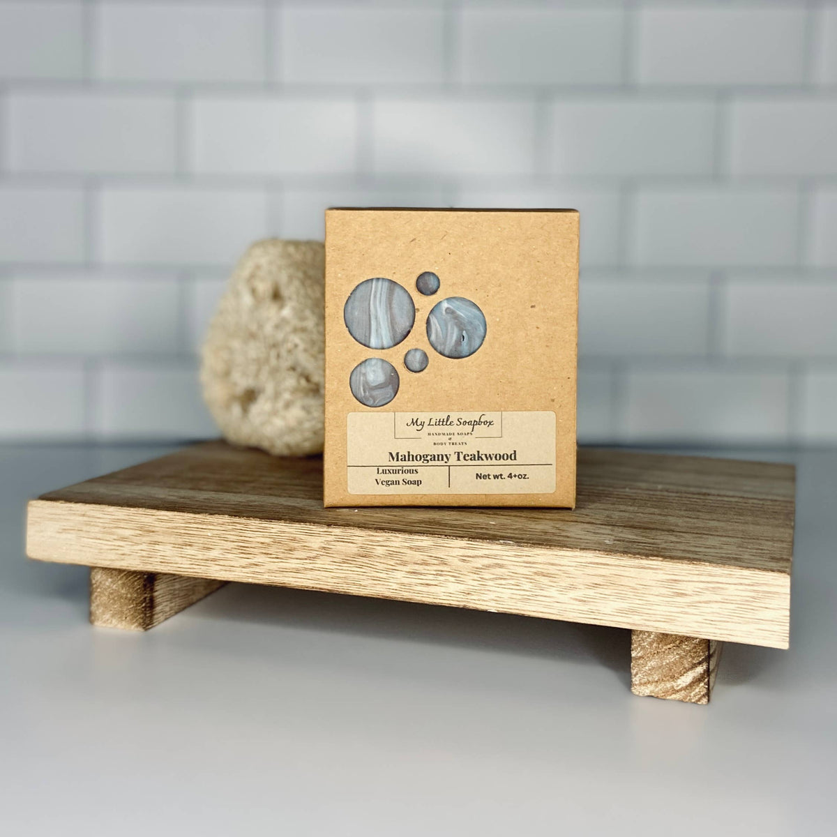 Mahogany Teakwood Men's Vegan Handmade Soap