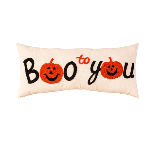 Boo to You Lumbar Pillow 25" x 8"