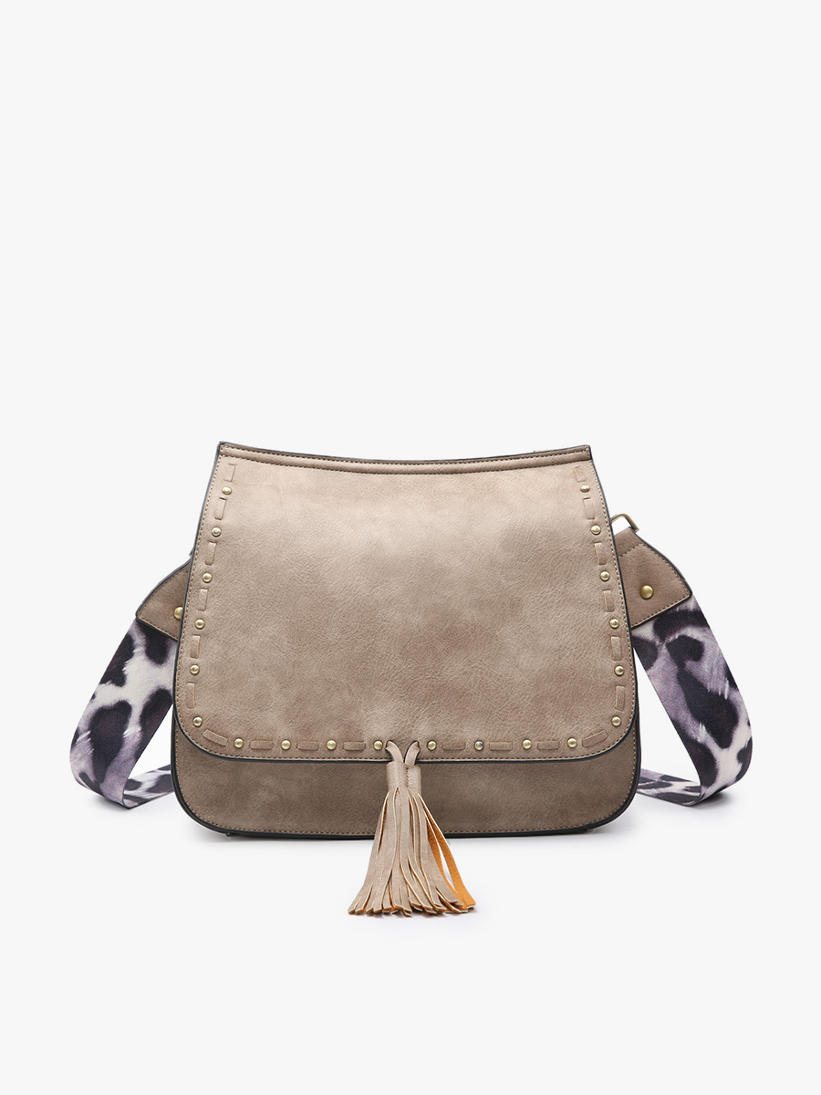 M1970 Bailey Crossbody with Print Contrast Strap