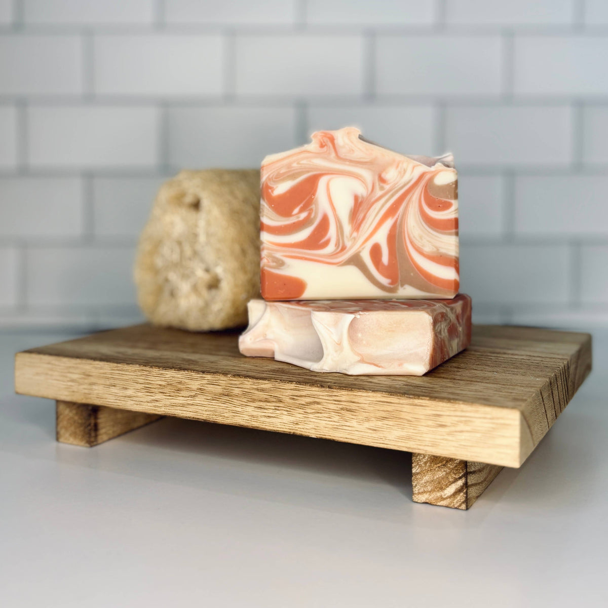 Saffron and Cedar Vegan Handmade Soap