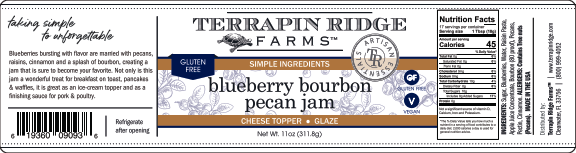 Blueberry Bourbon Pecan Jam