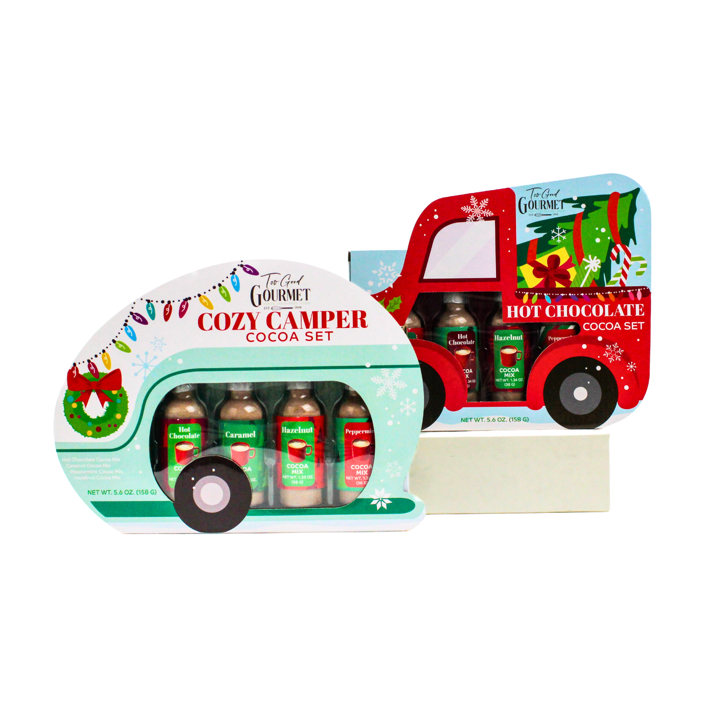 Santa's Truck & Camper Gift Set - Hot Chocolate Cocoa Set