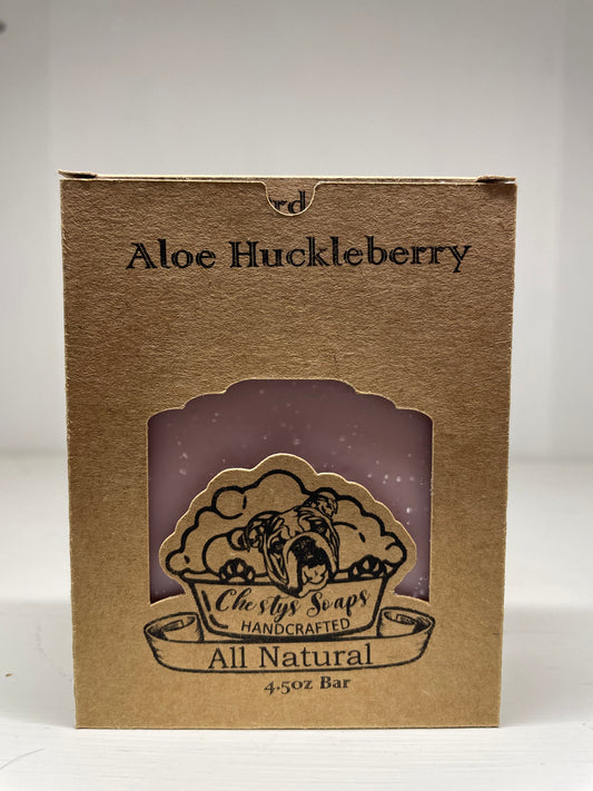 Aloe Huckleberry All Natural Soap Bar