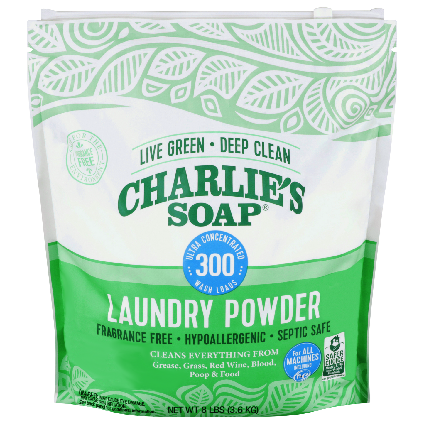 Natural Powder Laundry Detergent 300 Loads