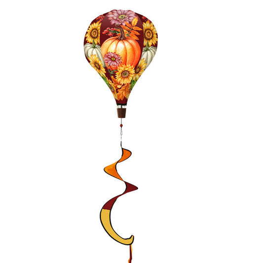 Fall Beauty Hot Air Balloon Wind Twister