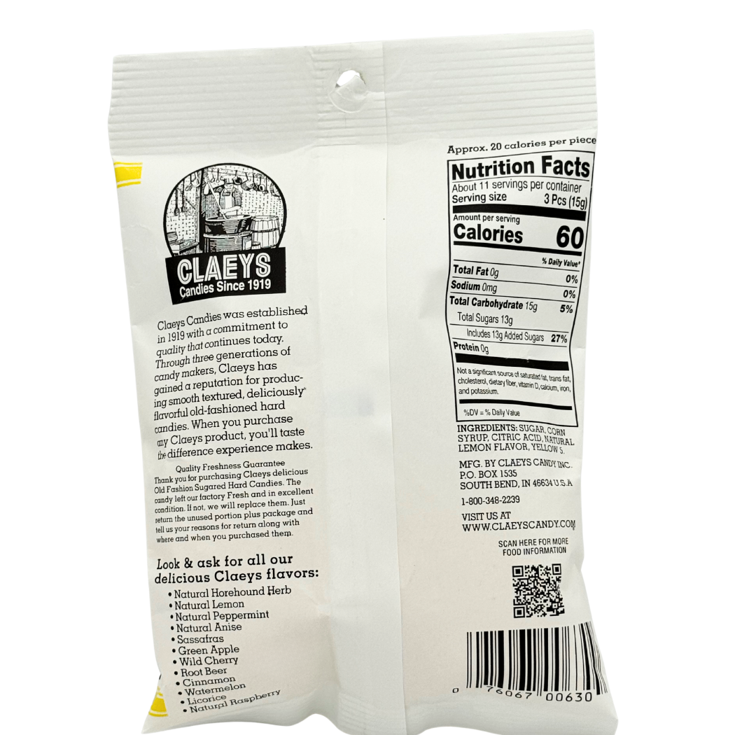 Sanded Drops- Lemon 24/6oz