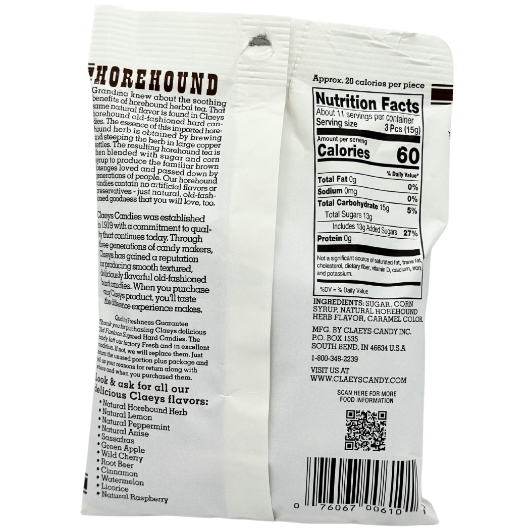 Sanded Drops- Horehound 24/6oz