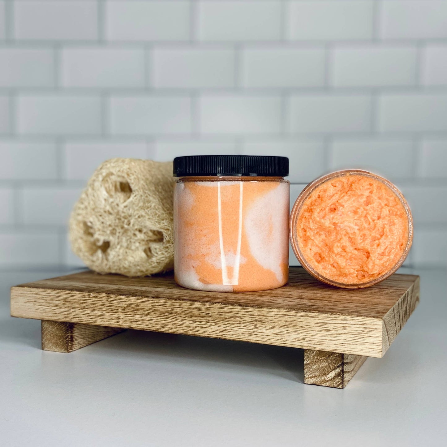 8oz Orange Creamsicle Foaming Sugar Scrub