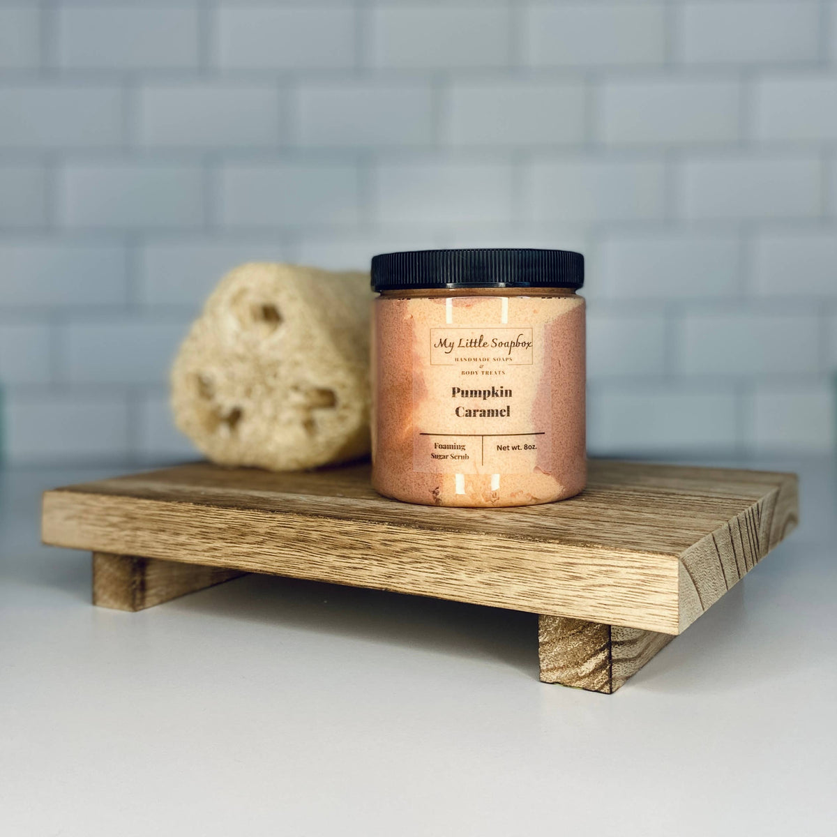 8oz Pumpkin Caramel Foaming Sugar Scrub