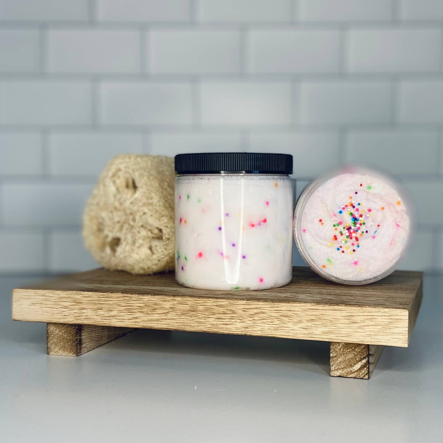 8oz Birthday Cake Foaming Sugar Scrub