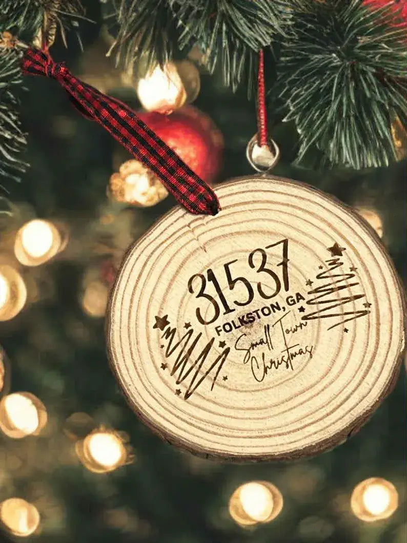 Personalized Zip Code Ornament