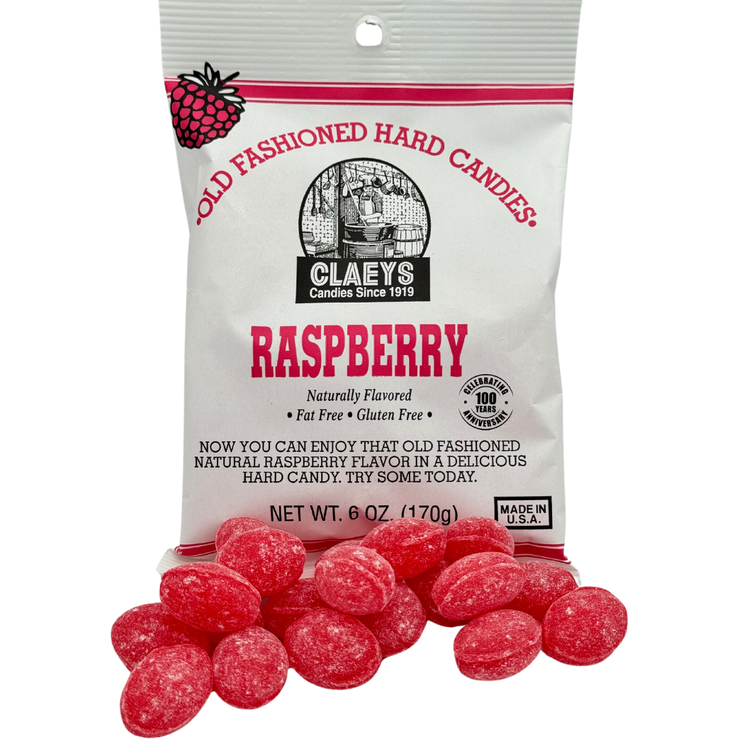 Sanded Drops Hard Candy - Raspberry 24/6oz