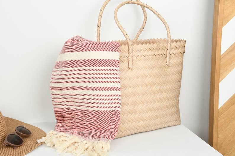 Striped Turkish Towel - 100% Cotton - Personalization Option