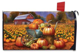 Pumpkin Farm Fall Mailbox Cover