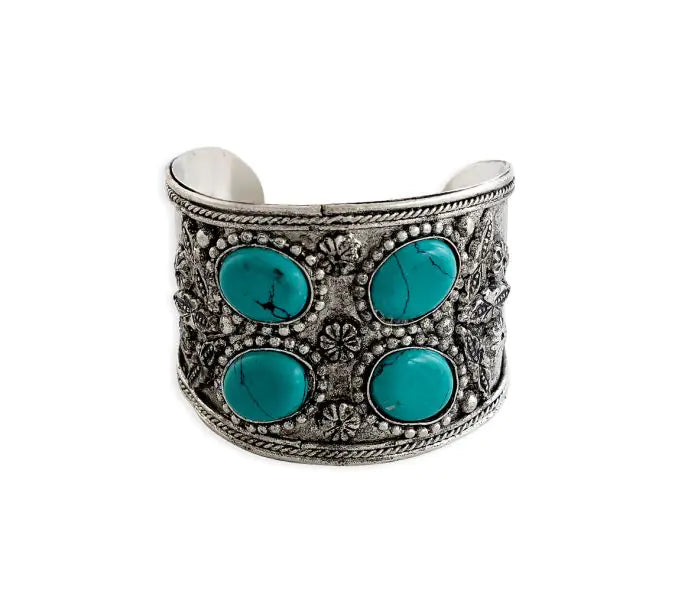 Pledgestone Embossed Cuff Bracelet