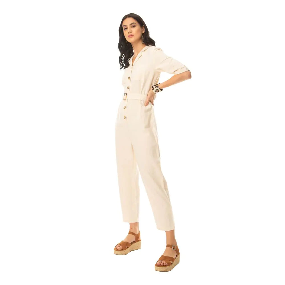 Beiged fantasy jumpsuit