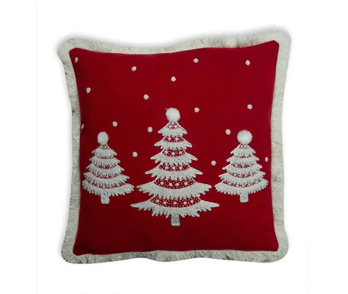 Christmas Tree Hill PillowSize(18x18)