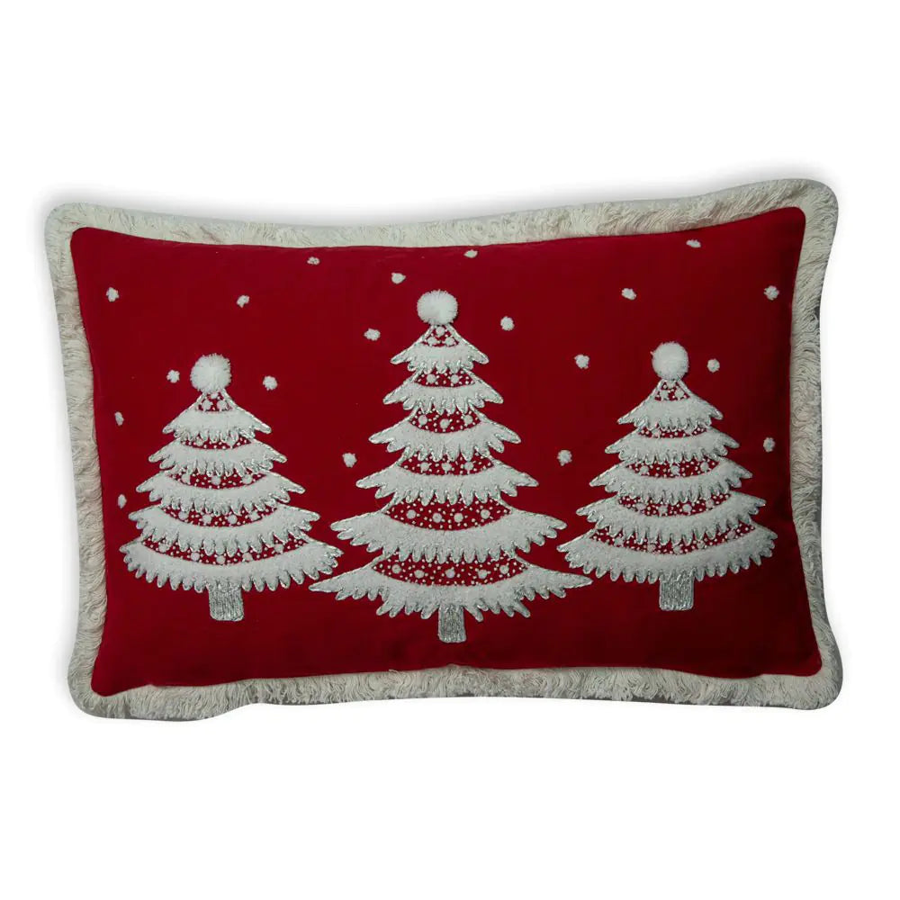 Christmas Tree Hill PillowSize(18x18)