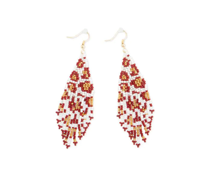 Firefly Flicker Beaded Earrings