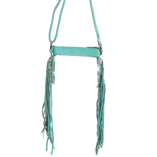 Azura Clear Bag in Teal