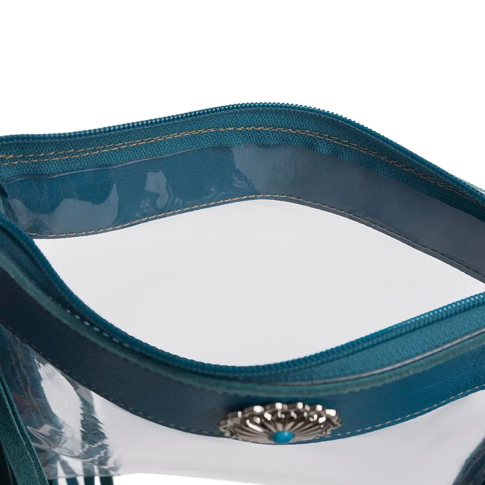 Azura Clear Bag in Blue